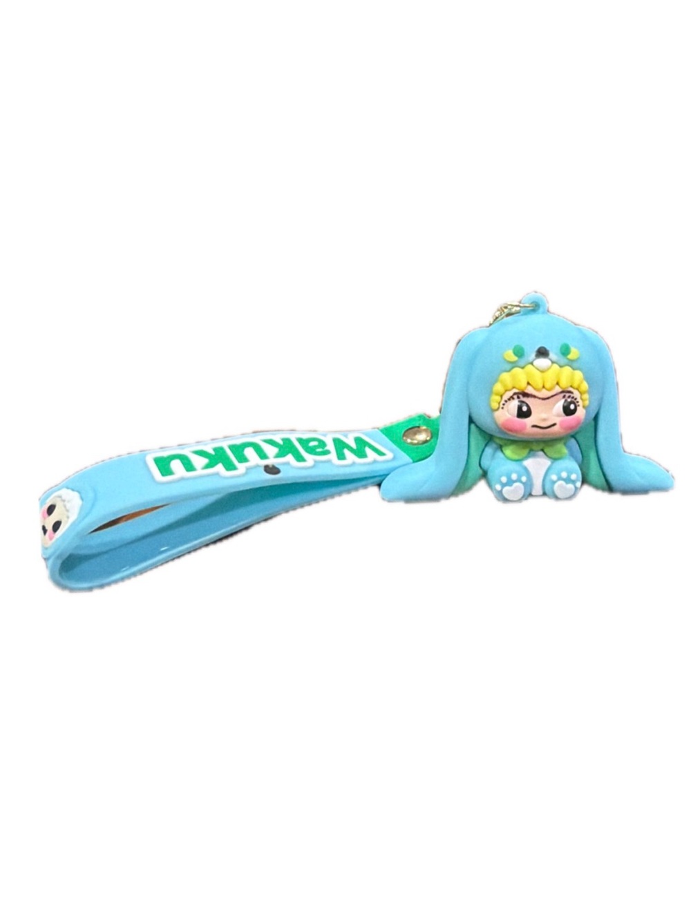 NWOT Wakuku Doll Keychain - Blue